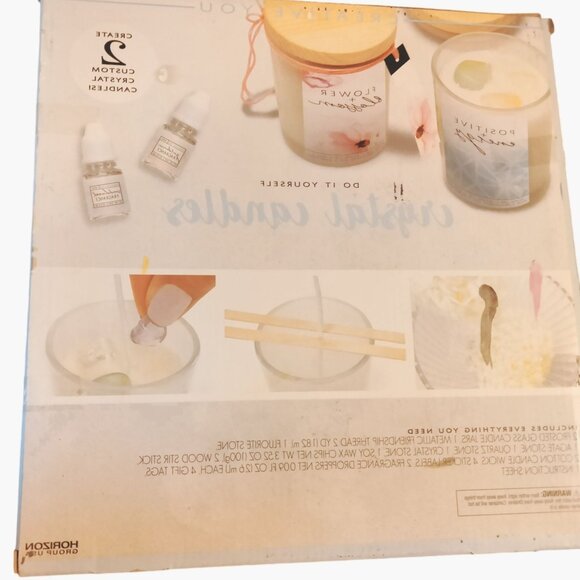 Create Your Own Crystal Candle Kit Fragrance Oils Soy Wax Chips - Picture 8 of 16